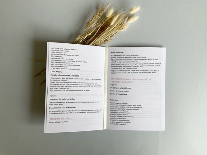 Tuto livret de messe Baptême : Imprimer en format livret avec Word